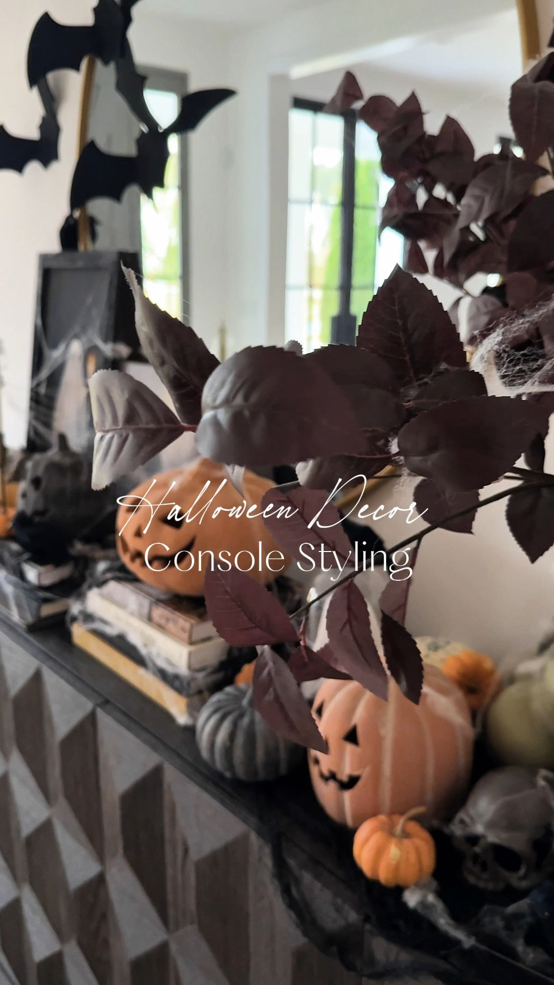 Typically, I decorate for Halloween by setting out items here and there and creating small vignettes in a couple of places.  It always feels random and a bit messy.  This year, I decided to make our foyer the focal point and only decorated this space.  While it felt more contained, it was also much more impactful.  I have to give a huge shoutout to @katystillwell for inspiring me to do so!  If you want to be floored by beautiful Halloween decor, head over to her account.  Happy Halloween Week! 

#LTKSeasonal #LTKHome #LTKHalloween