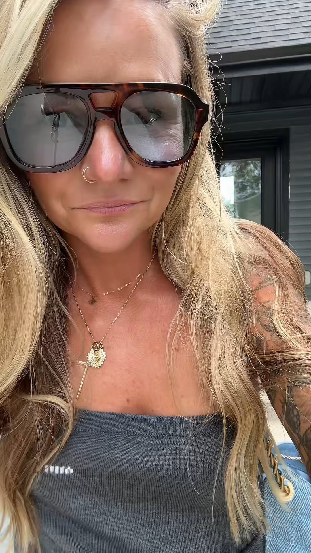 Denim on denim 💙

Wearing a small in top (option olive) & 24 in jeans
25 Large Bag - Option #10 premium quality 40cm
Shoes run tts - option 1 Premium quality

#LTKShoeCrush #LTKItBag #LTKStyleTip