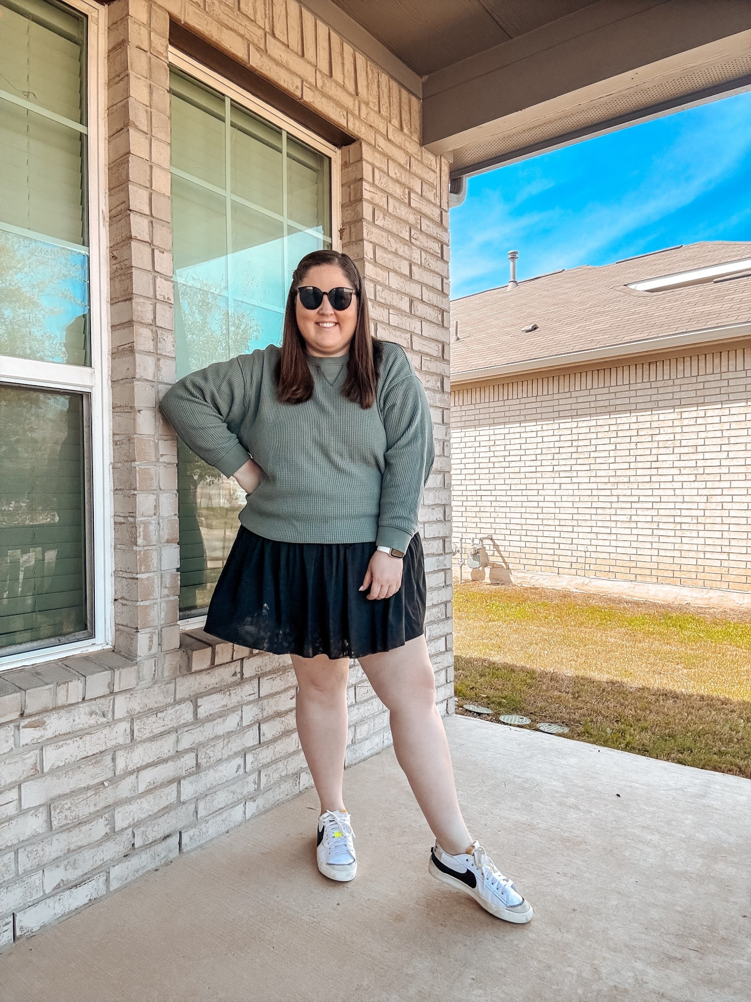 spring break staycation outfit featuring my new favorite skort 

#LTKdayinmylife #LTKootd #LTKPlusSize