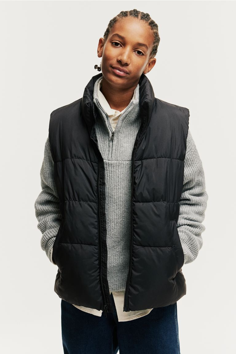 Puffer Vest - Black - Kids | H&M US | H&M (US + CA)