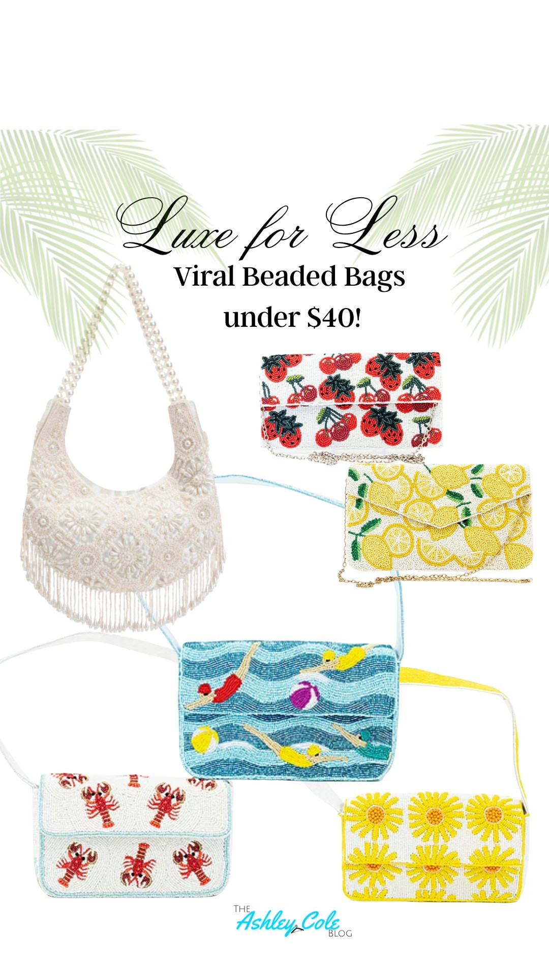 Found the viral beaded bags online and under $40 currently!  
.
#beaded #summerstyle #giftsforher

#LTKItBag #LTKFindsUnder50 #LTKSeasonal