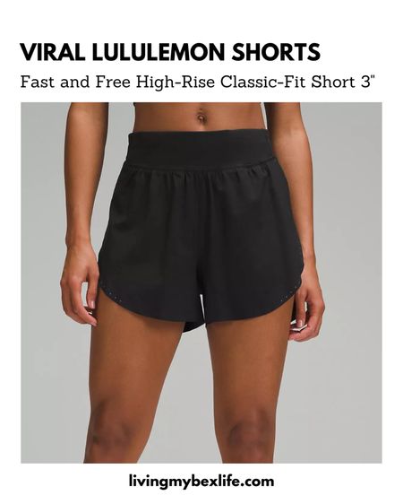 Viral lululemon shorts for summer: Fast and Free High-Rise Classic-Fit Short 3”

Perfect summer running short, lulu shorts, speed short, hotty hot, tracker, track that 

#LTKFindsUnder100 #LTKFitness #LTKActive
