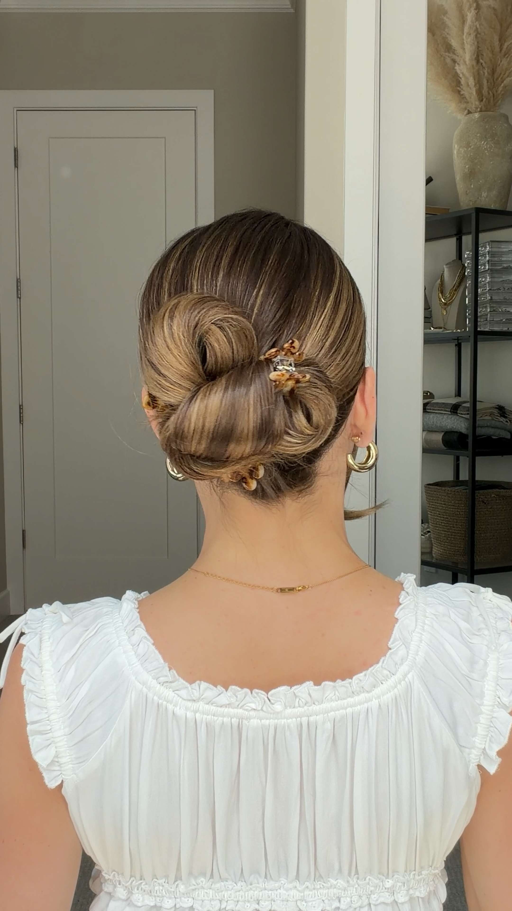 A chic, sculptural updo with mini claw clips in under 30 seconds 💖 

 #LTKgrwm #LTKSeasonal #LTKBeauty