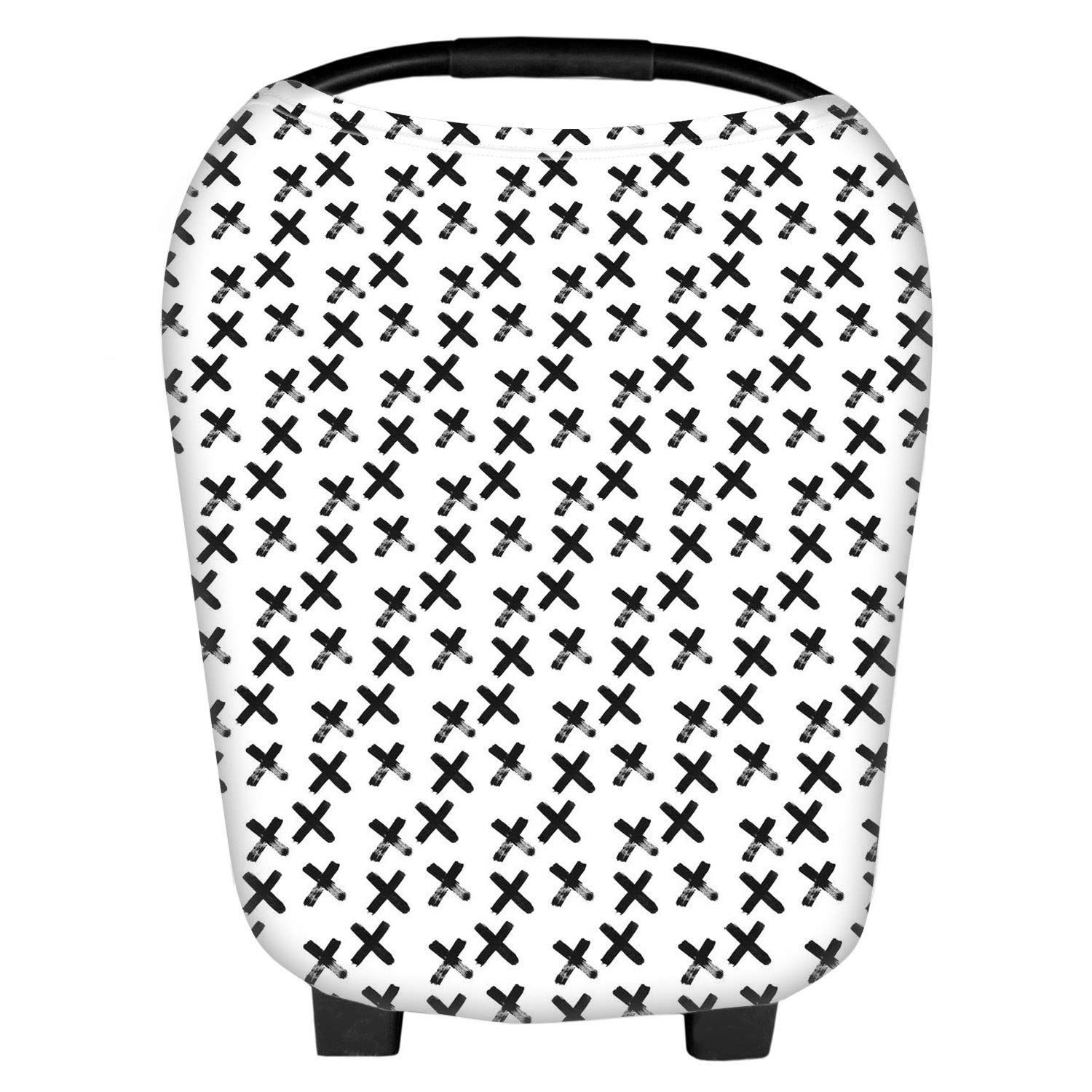 Nursing Cover Carseat Canopy Super Soft Stretchy Cover Multi Use for Newborn Boys Girls Shopping ... | Amazon (US)