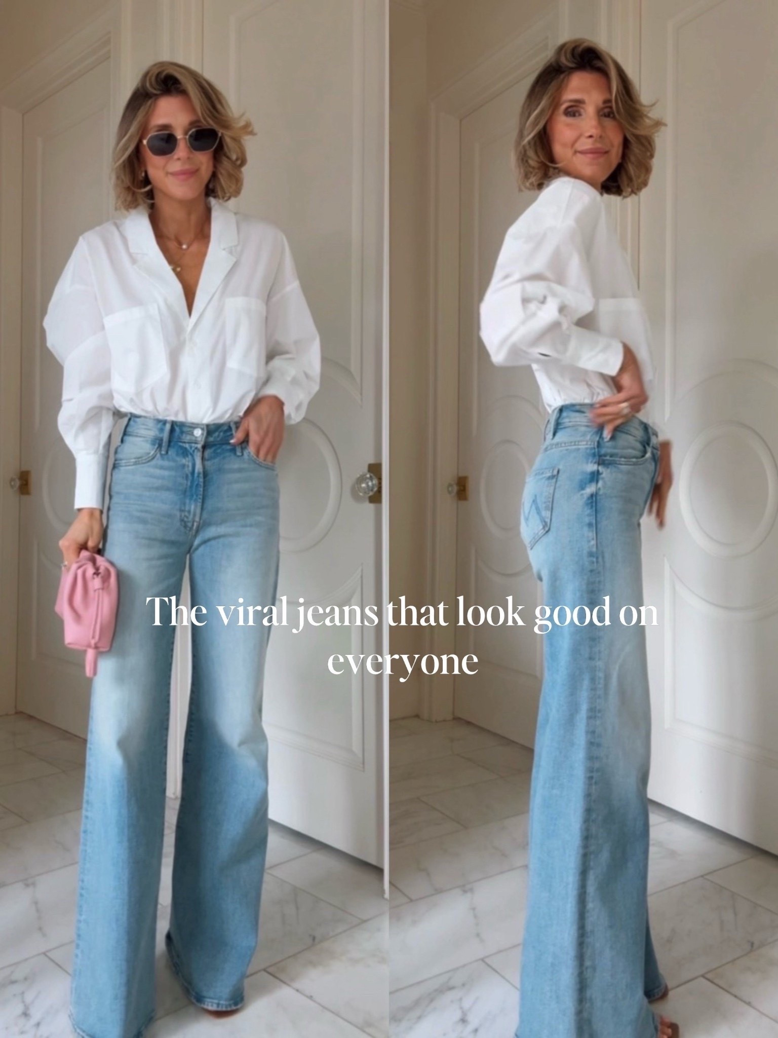 Love these mother jeans. Fit tts