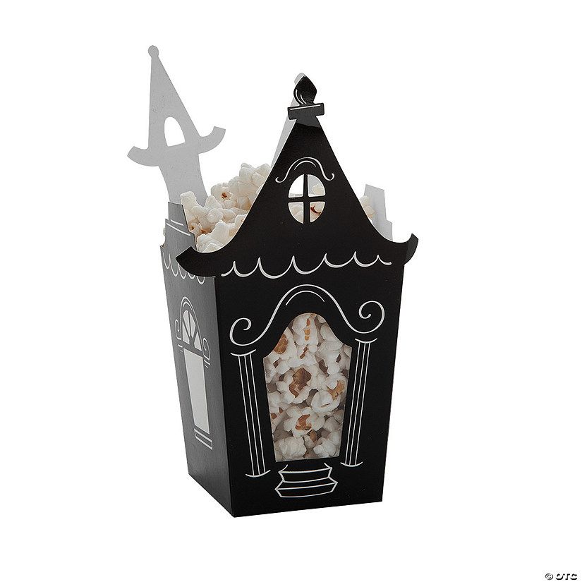 Halloween Haunted House Popcorn Boxes - 12 Pc. | Oriental Trading Company
