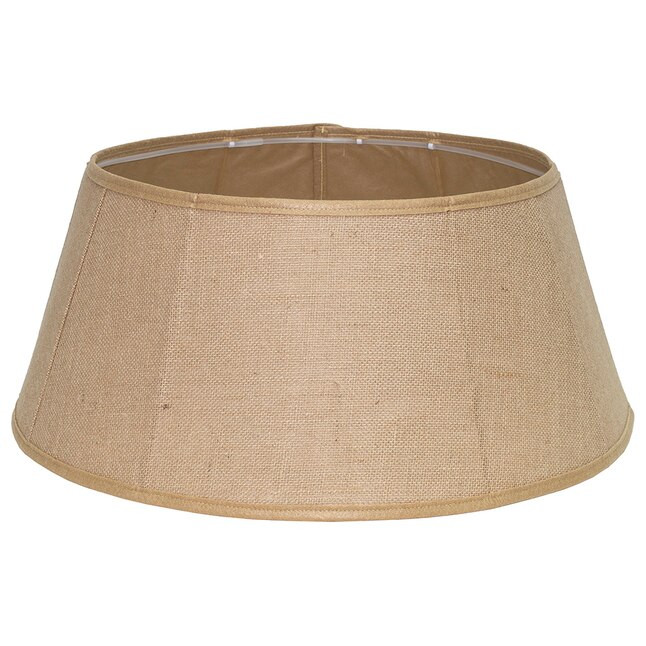 Holiday Living 27-in Brown Tree Collar Tree Skirt | Lowe's