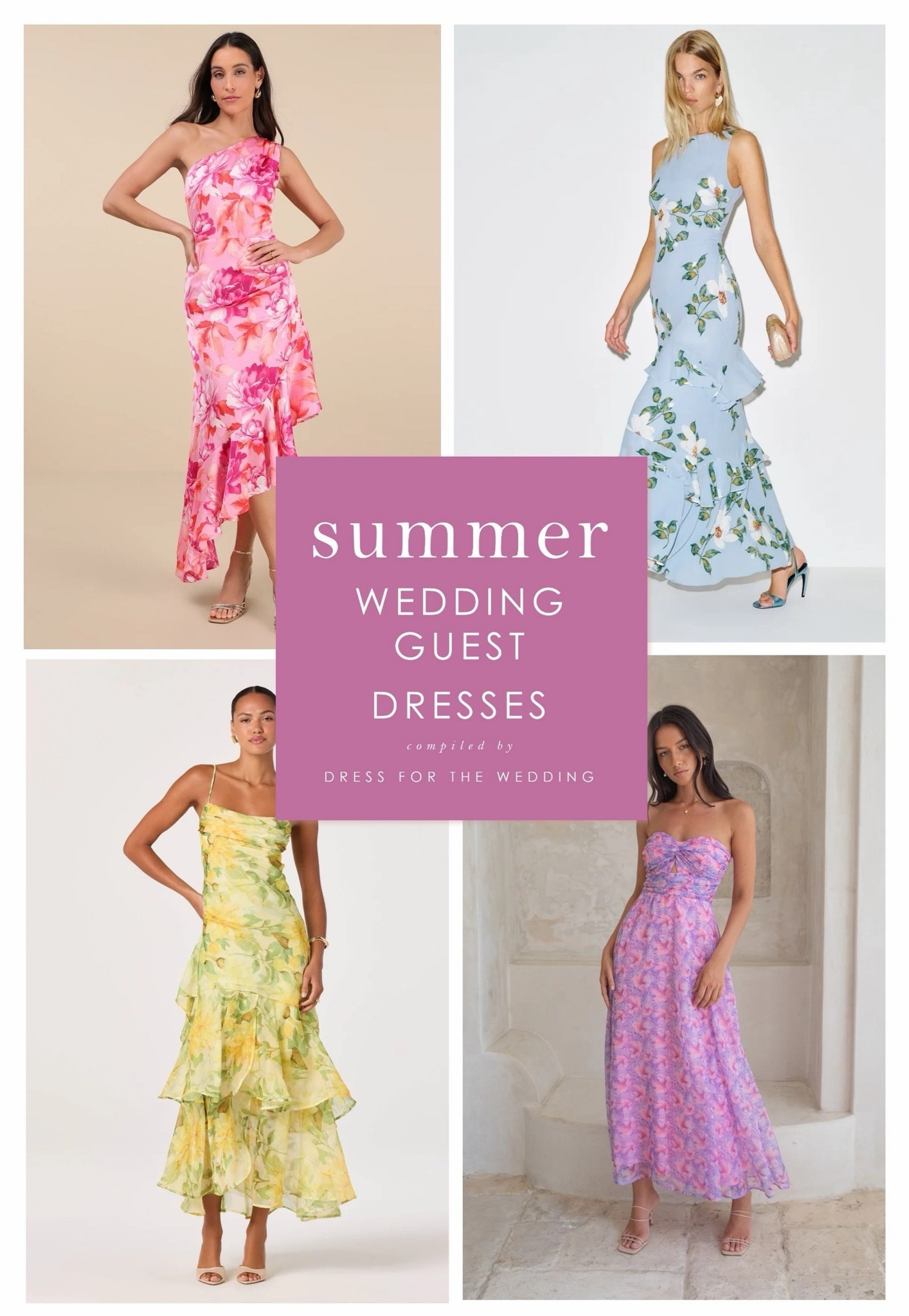 Summer wedding guest dresses. Floral dresses and pretty prints for summer weddings. Summer semi-formal, formal and casual styles. Summer midi dresses and maxi dresses for special occasions.

#LTKgrwm #LTKWedding #LTKootd