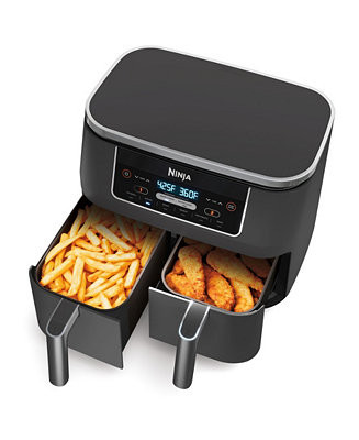 Ninja Foodi® DZ201 6-in-1 8 Qt. 2-Basket Air Fryer with DualZone™ Technology - Macy's | Macy's