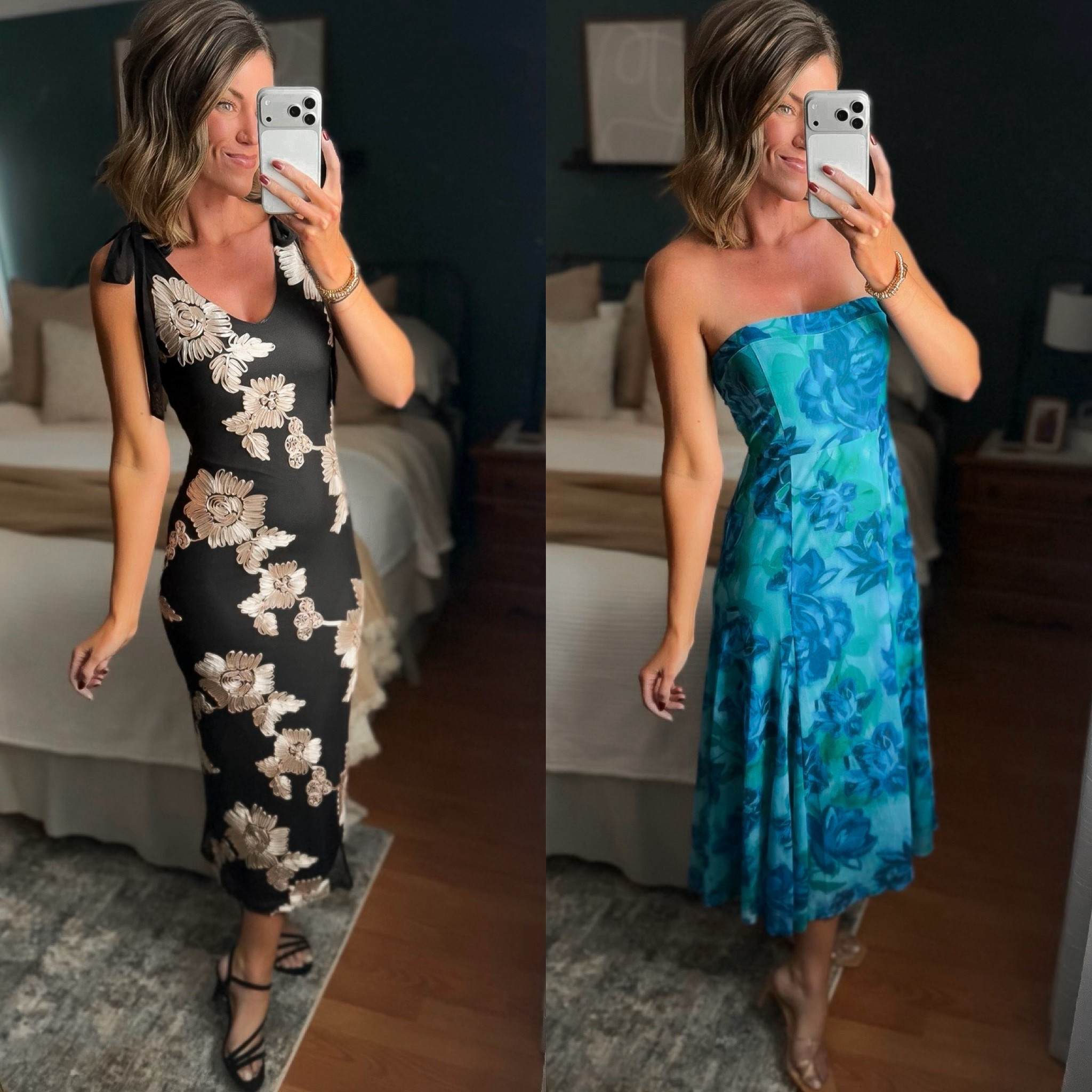 Spring wedding guest dresses from Amazon. 
Wearing size small in both styles 

#LTKSeasonal #LTKWedding