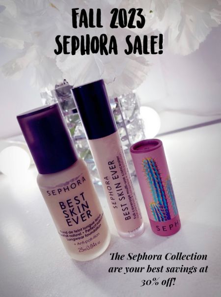 The Sephora Sale starts 10/27! The Sephora Collection has the best in savings. Lots of Sephora brand beauty items that are great steals! 

#LTKbeauty #LTKHolidaySale #LTKsalealert
