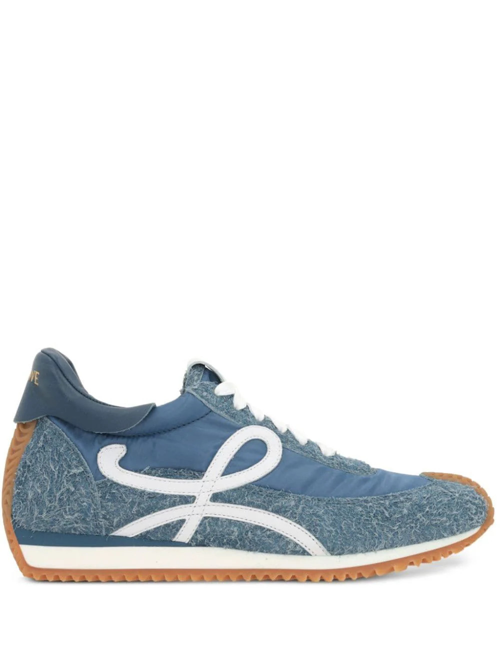 Loewe Women's Flow Runner Sneaker in Rwdenim | Size 39 | L815282XAN | LOZURI
