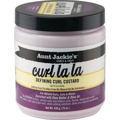 Aunt Jackie's Curl La La Defining Curl Custard - 15oz | Target