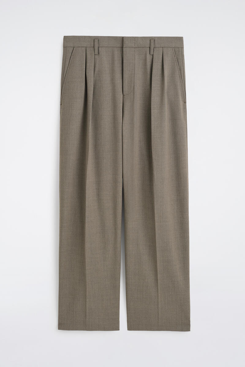 Wool-Blend Relaxed-Fit Wide-Leg Pants | COS (US)