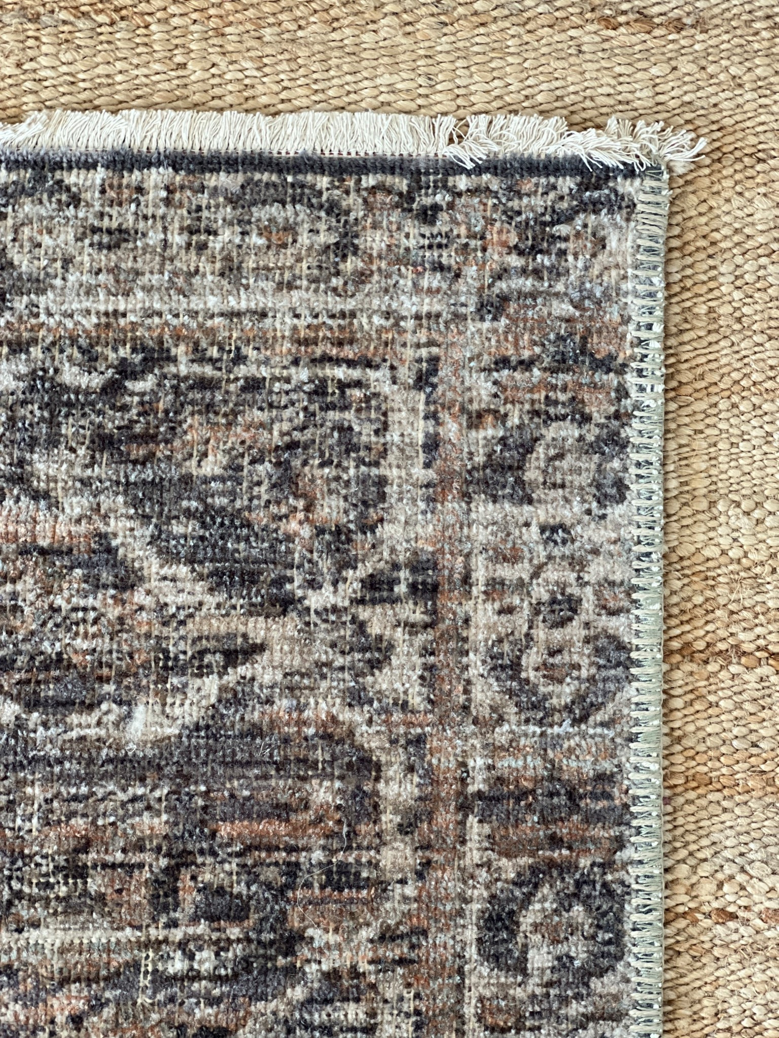 Rug layering.