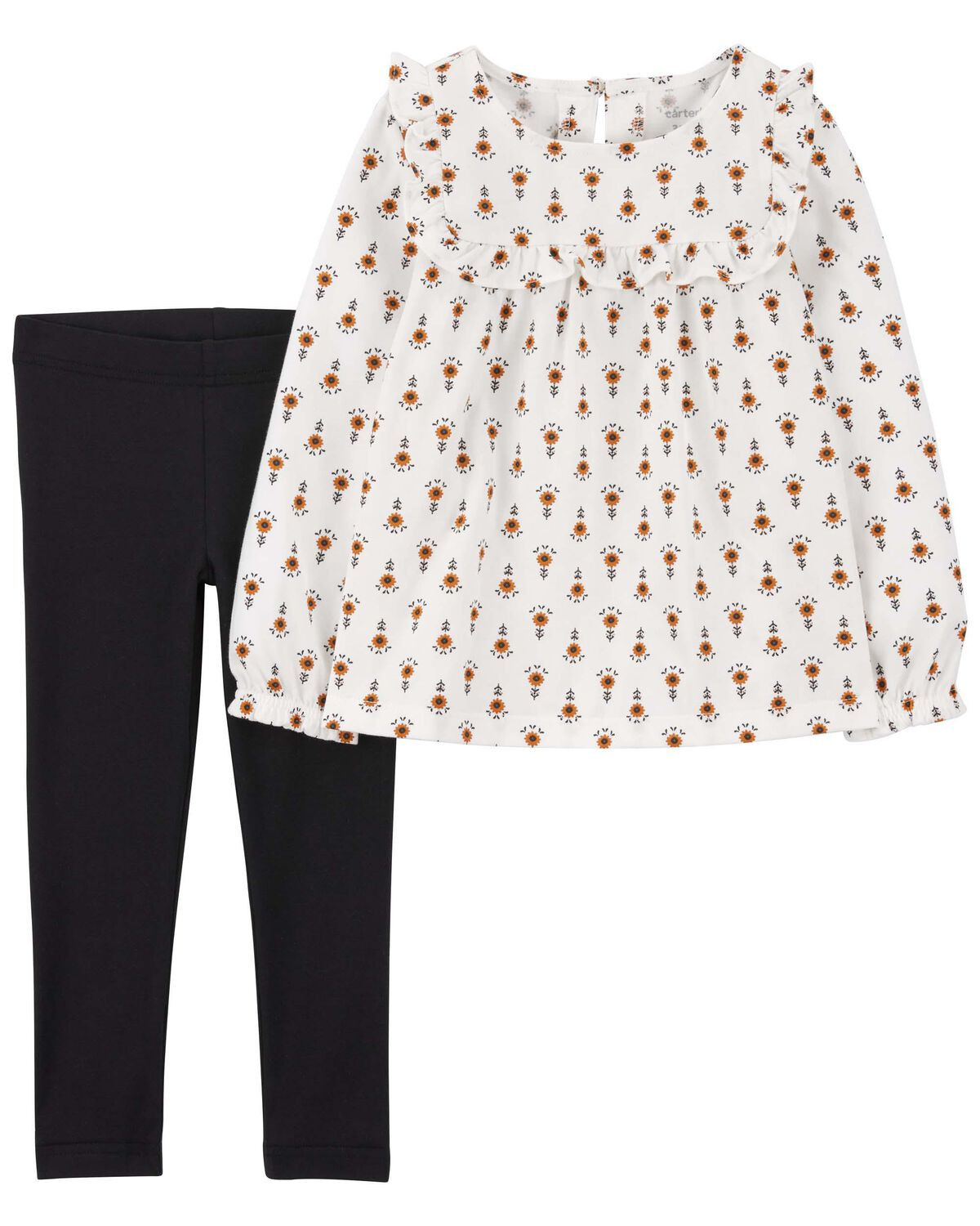 Multi Baby 2-Piece Floral Jersey Top & Legging Set | carters.com | Carter's