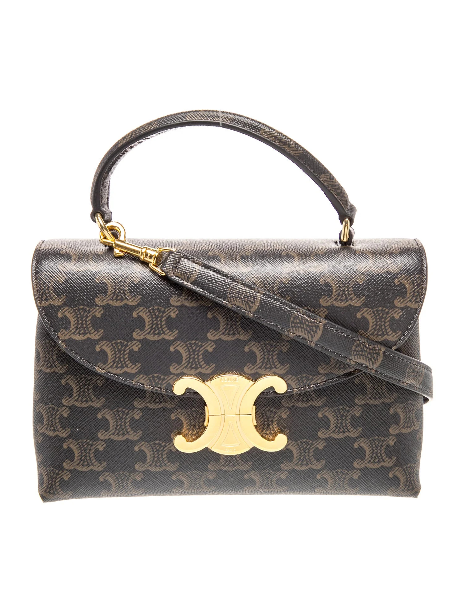 Celine Triomphe Nino Teen 2024 - Black Handle Bags, Handbags - CEL396882 | The RealReal | The RealReal