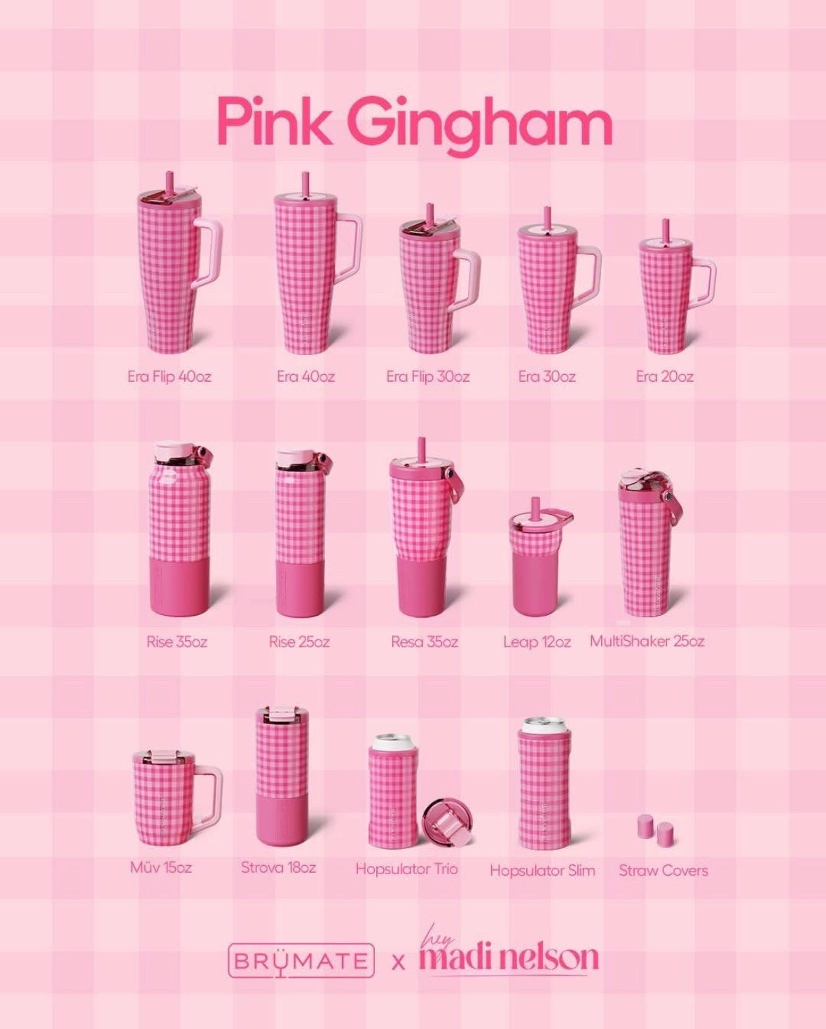 These gingham tumblers are tooo cute 💓

#LTKHome #LTKSeasonal #LTKActive