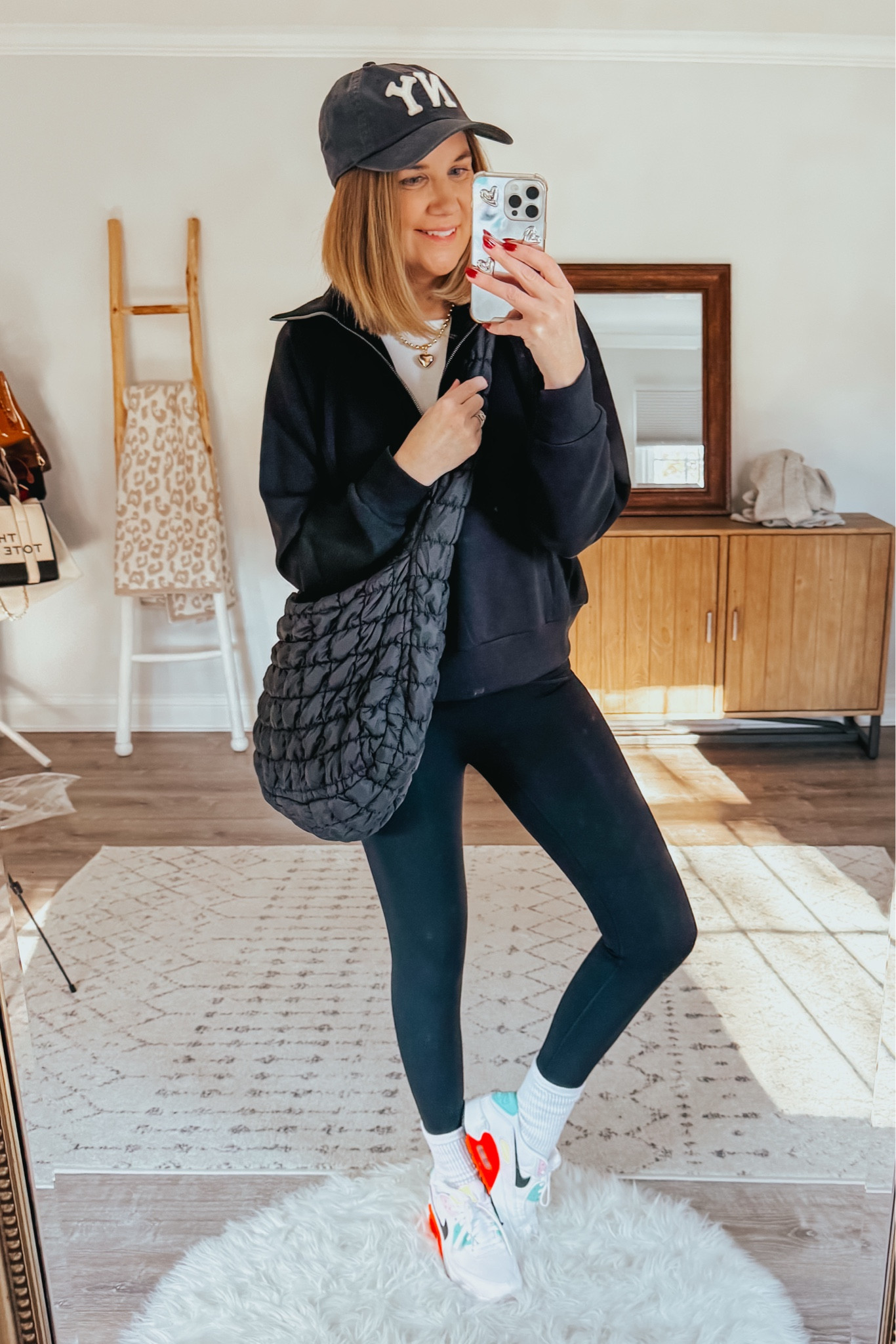 Every day, casual outfit, wearing a medium in everything. Sneakers run TTS.
Fall outfit, mom, outfit, casual outfit, travel outfit, trendy sneakers 

#LTKSeasonal #LTKStyleTip #LTKGiftGuide