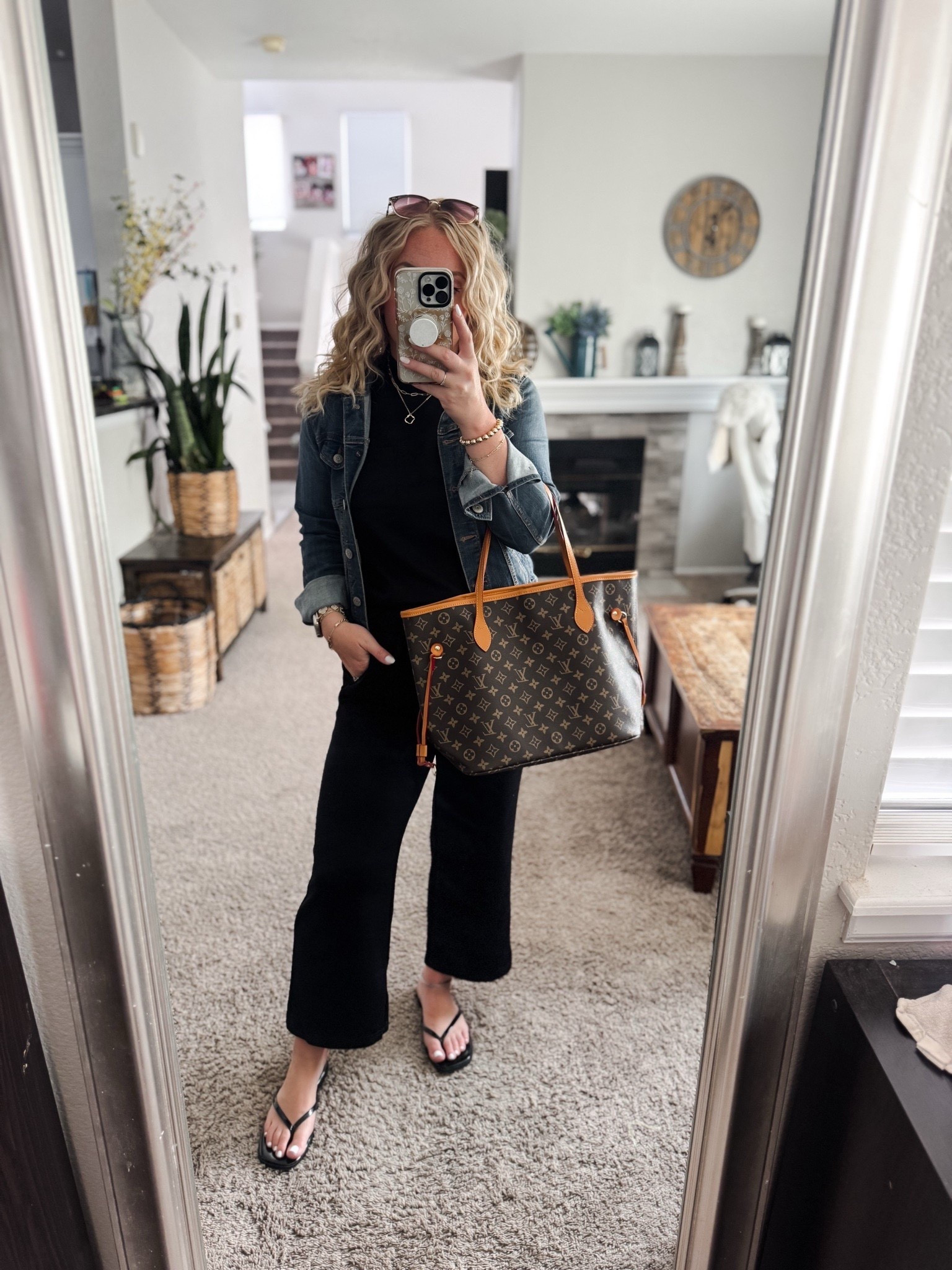 Travel outfit idea from amazon — black 2 piece set, tote bag, denim jacket and black sandals 







Travel outfit
Vacation outfit
Spring outfit 
Amazon everyday outfit 
Casual outfit amazon 

#LTKootd #LTKFindsUnder50 #LTKPetite