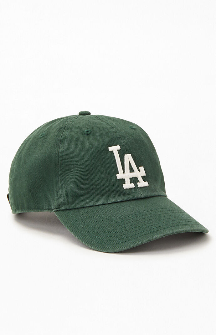 47 Brand Mens LA Dodgers Strapback Dad Hat - Green | PacSun