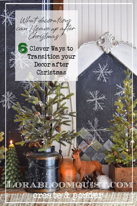 If you’re starting the job of UnDecorating after Christmas, here are some storage essentials that will make the job easier!

I’ve got a new blog post on today to give you 6 Clever Ways to Transition Your Decor After Christmas. 
Lorabloomquist.com