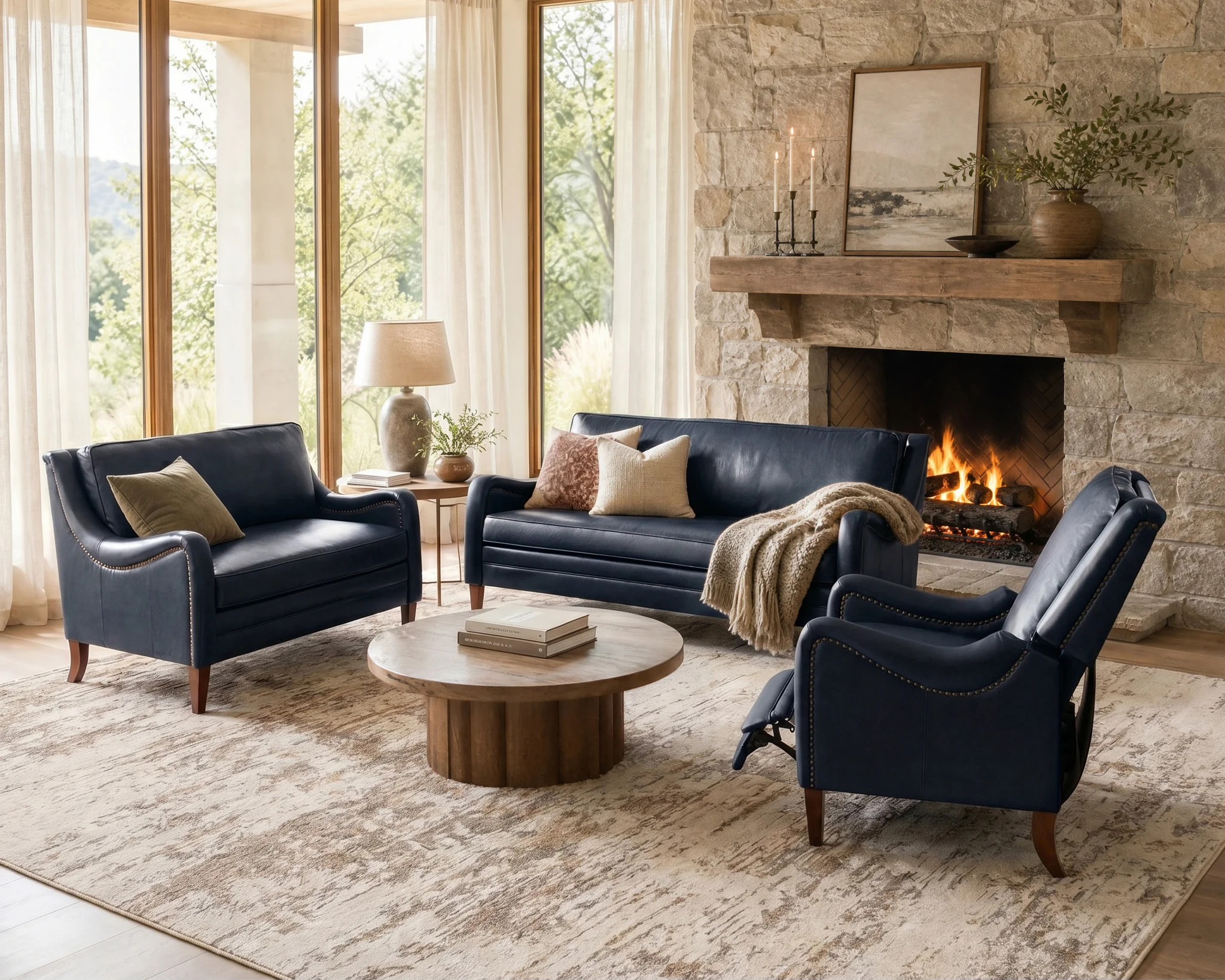 Anselmo 3 Piece Living Room Sets | Wayfair North America