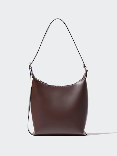 Faux Leather Square Shoulder Bag | UNIQLO US | UNIQLO (US)