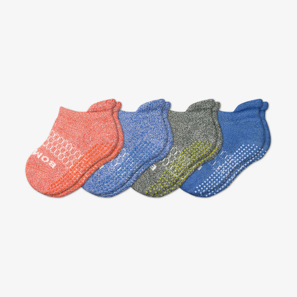 Toddler Marls Ankle Gripper Sock 4-Pack | Bombas