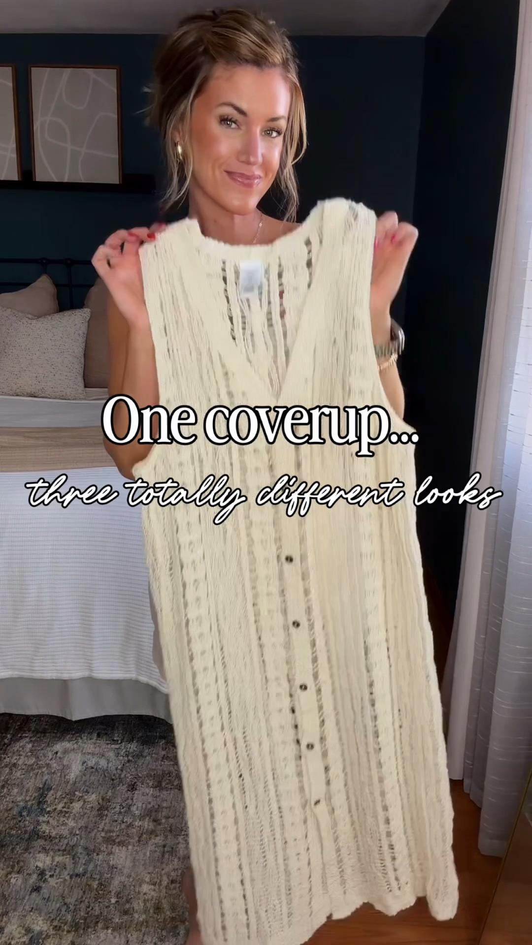 3 ways to get the most use out of this Walmart coverup. 
Coverup / s-m
Suit/ medium
Jeans/ 6

#LTKOver40 #LTKSwim #LTKSeasonal