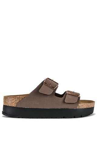Arizona Platform Flex Sandal in Mocha | Revolve Clothing (Global)