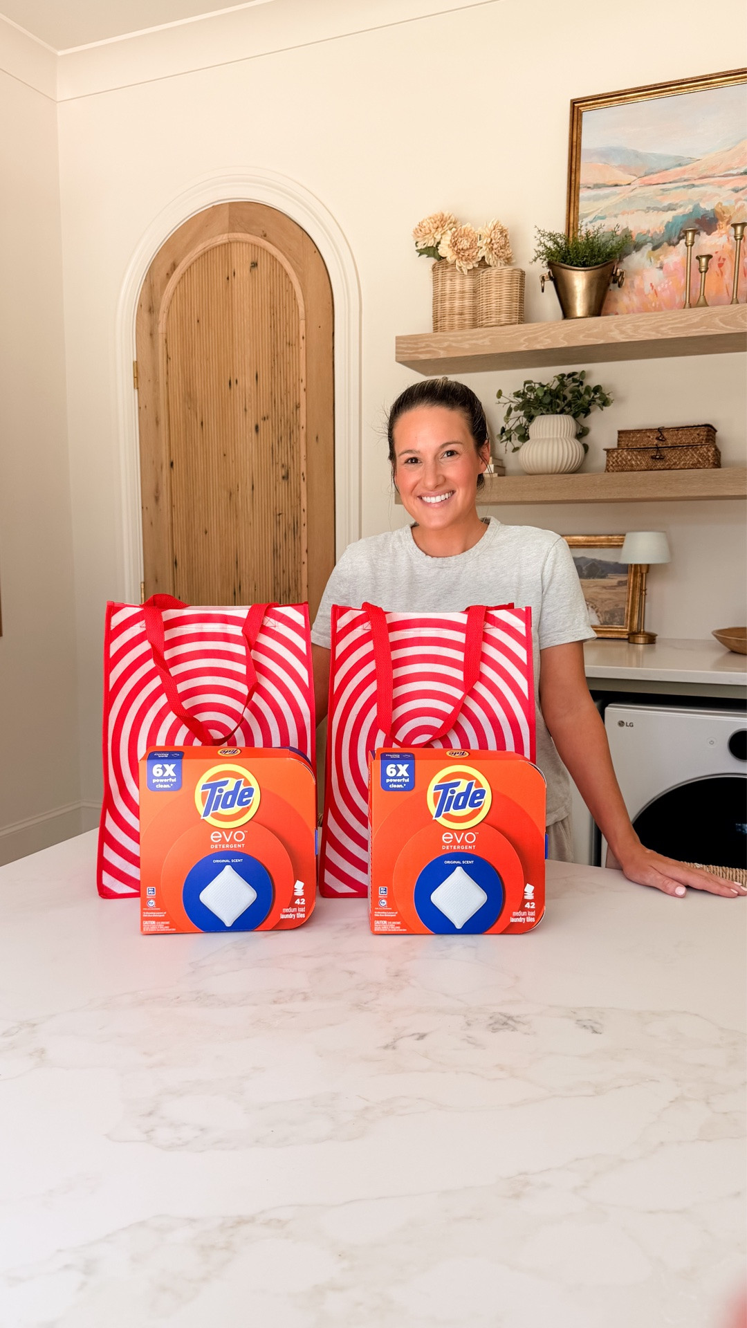 #ad #TargetPartner Whether you’re managing laundry for a busy family or heading back to dorm life, anything that makes laundry day quicker and easier is a win! Comment EVO for all the details! Tide evo laundry tiles are mess-free, convenient, and so simple to use—no measuring or pouring required. Just toss one in, add your clothes, and start the wash. 🙌
You can find Tide evo at @Target  for an easier way to tackle laundry, whether you’re at home or on campus!
#Target #Tideevo #BackToCollege @tidelaundry
@shop.ltk #liketkit