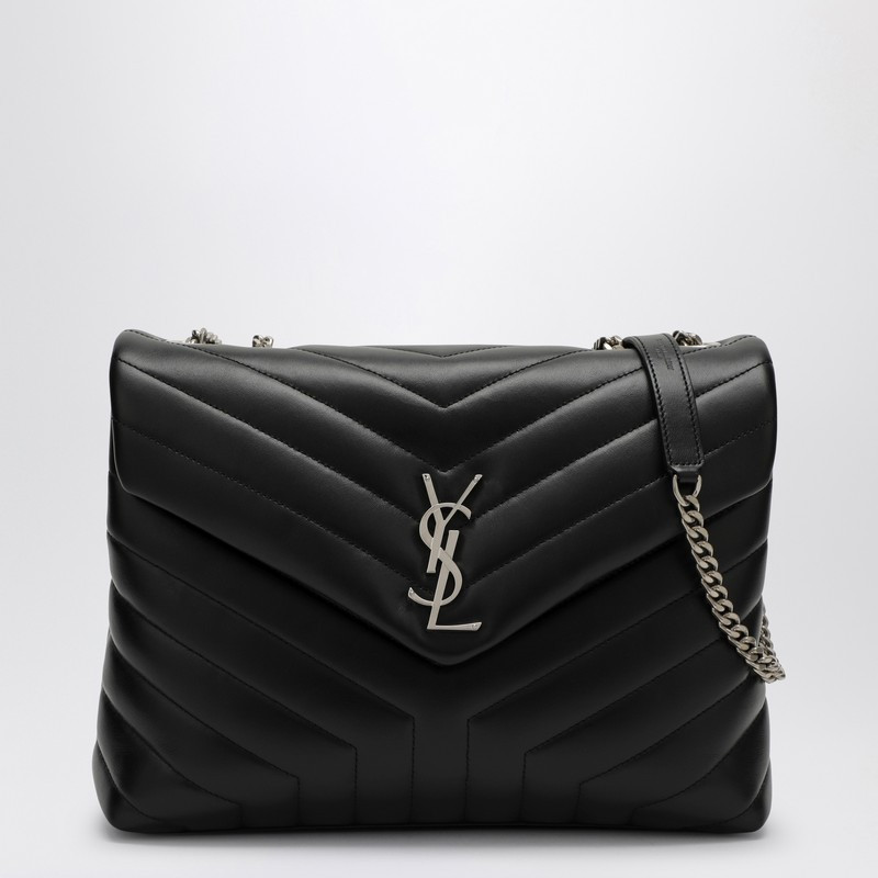 Black/silver medium Loulou bag | The Double F