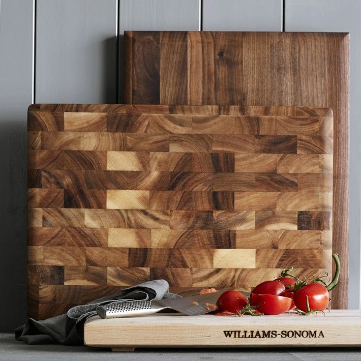 Williams Sonoma Rectangular Cutting & Carving Board with Feet, Maple | Williams-Sonoma