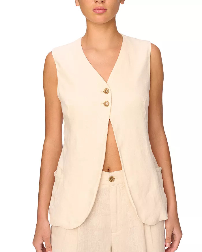 Zia Linen Vest | Bloomingdale's (US)