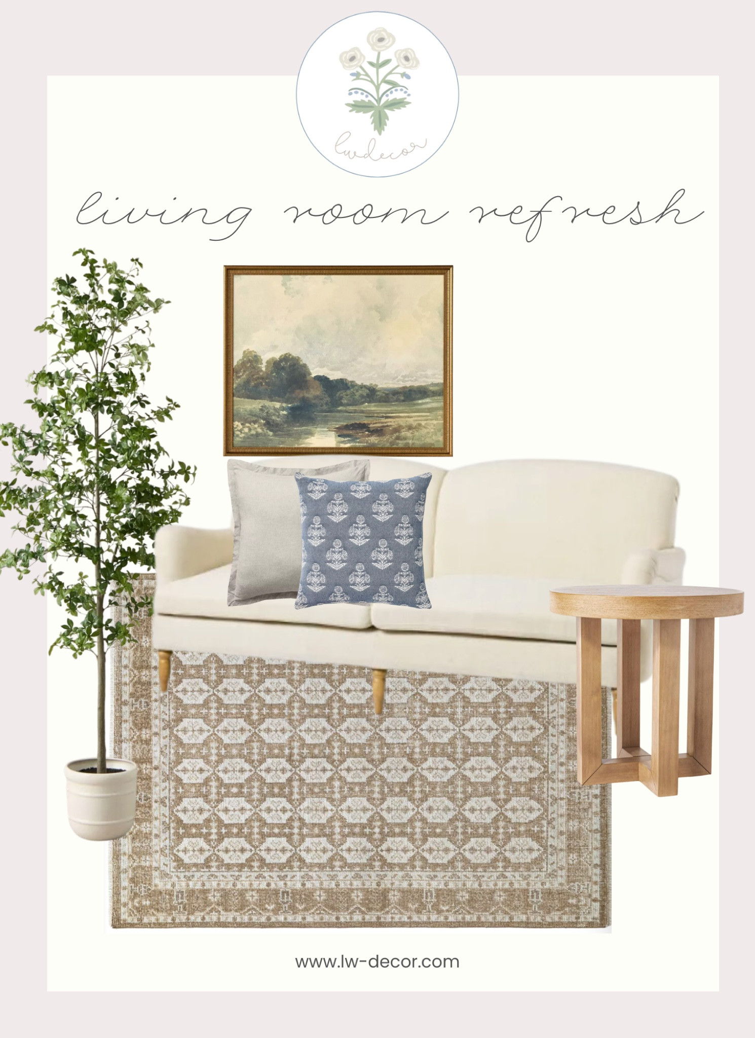 a simple living room refresh 🪴

#LTKHome #LTKStyleTip