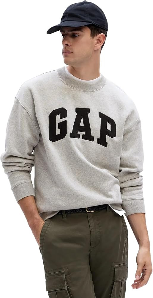 GAP Men's Logo Sweatshirt | Amazon (US)