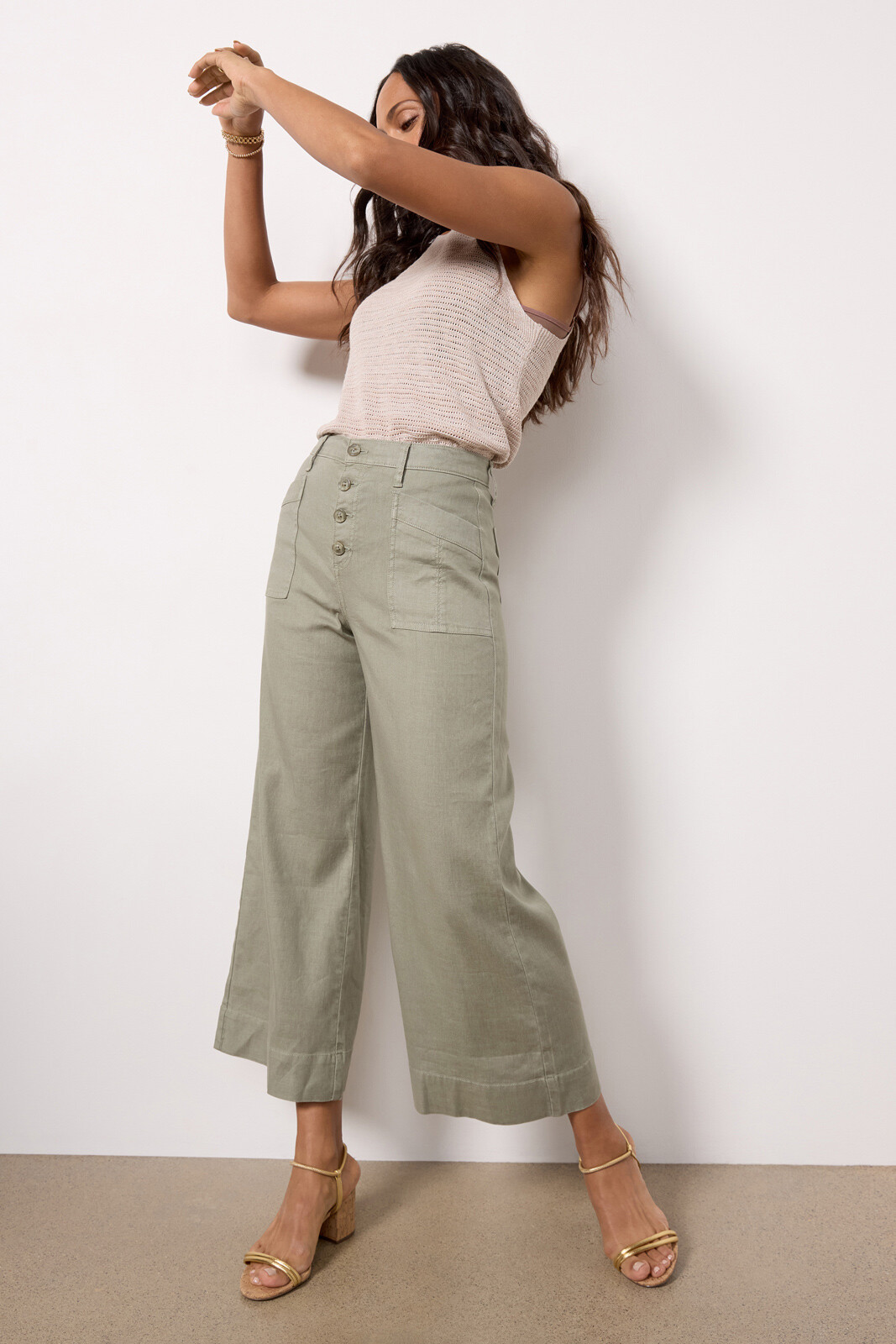 Joelle Wide Leg Pant | Evereve