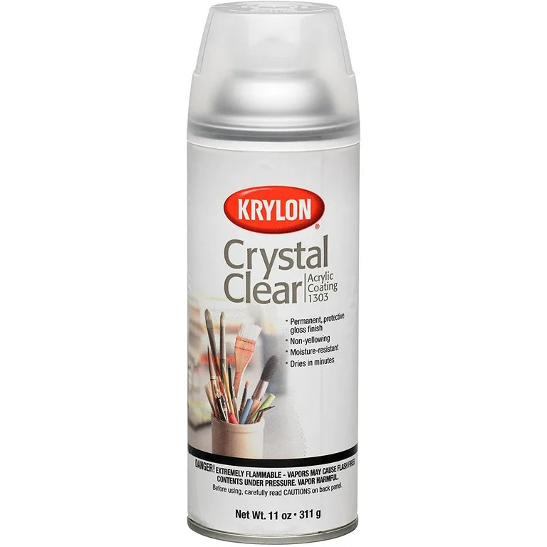 Krylon Crystal Clear Acrylic 11oz Spray Paint | Walmart (US)