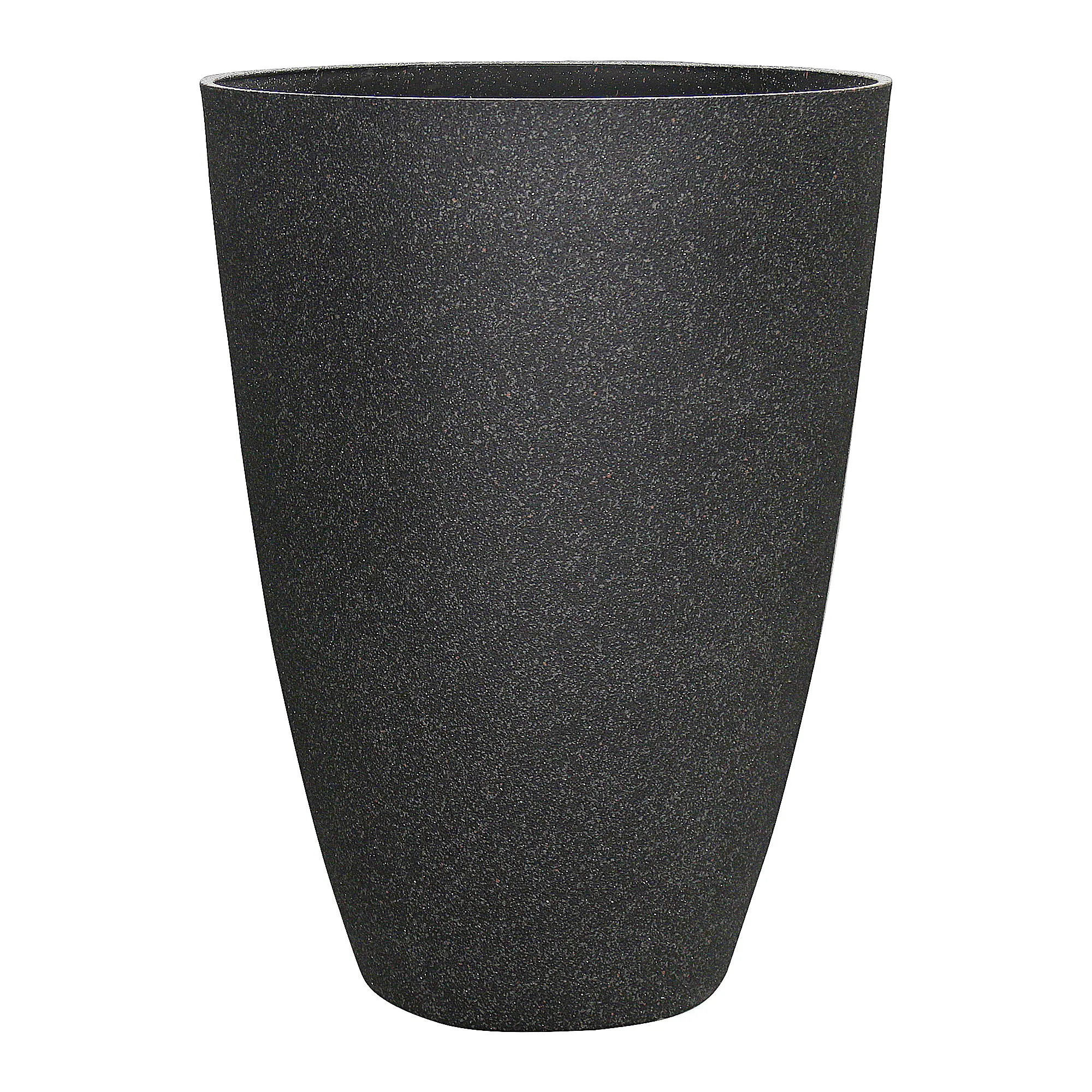 allen + roth 15.28-in W x 21.69-in H x 15.28-in D Black Resin Contemporary/Modern Indoor/Outdoor ... | Lowe's