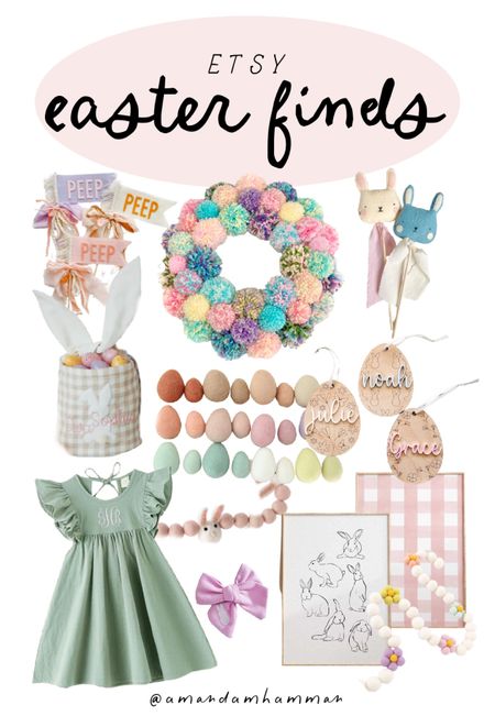 Etsy Easter finds 💕

#LTKfindsunder50 #LTKSeasonal #LTKfamily