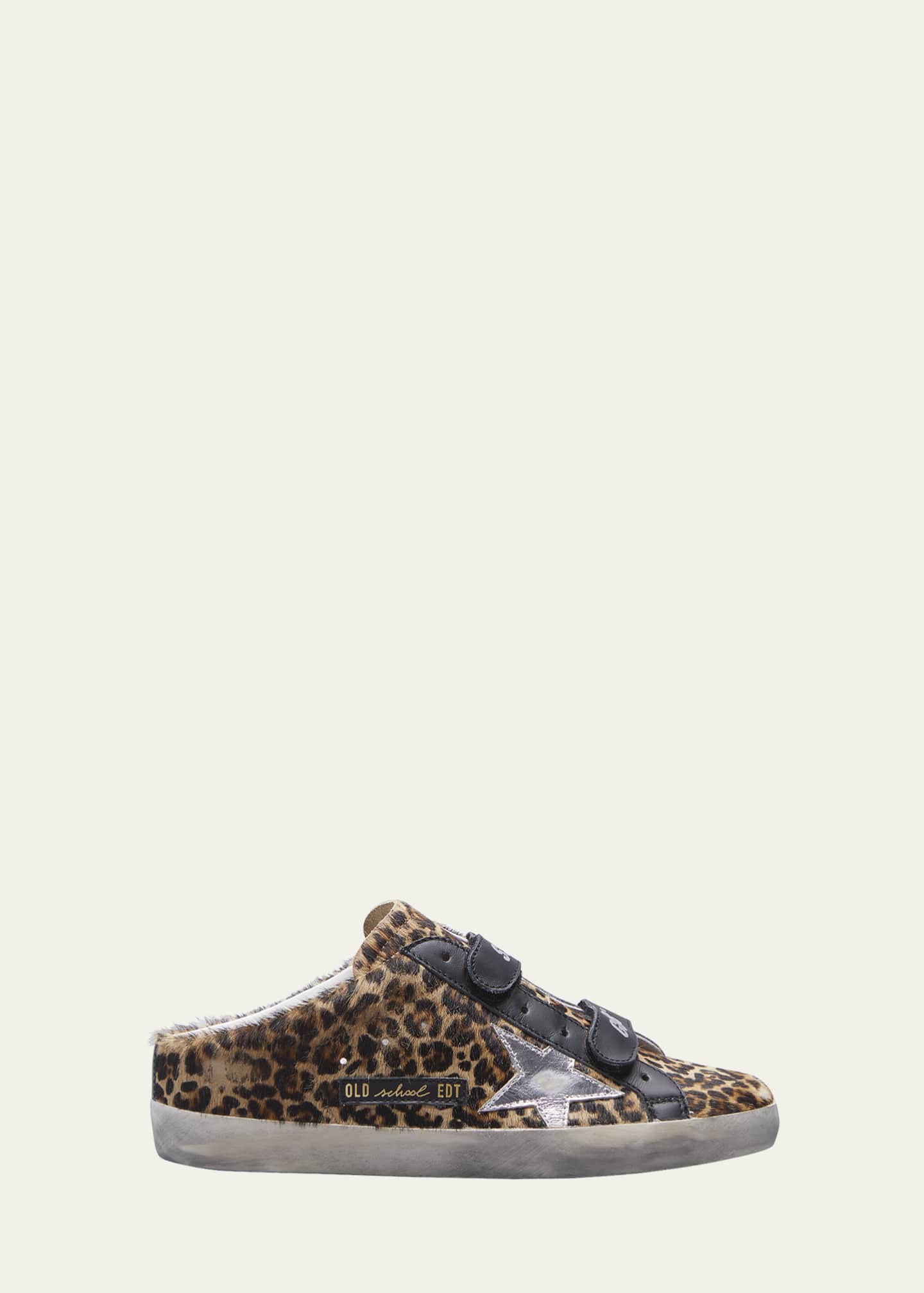 Superstar Sabot Leopard-Print Old School Sneakers | Bergdorf Goodman