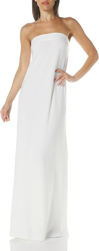 Norma Kamali Women's Strapless Tailored Side Slit Gown | Amazon (US)