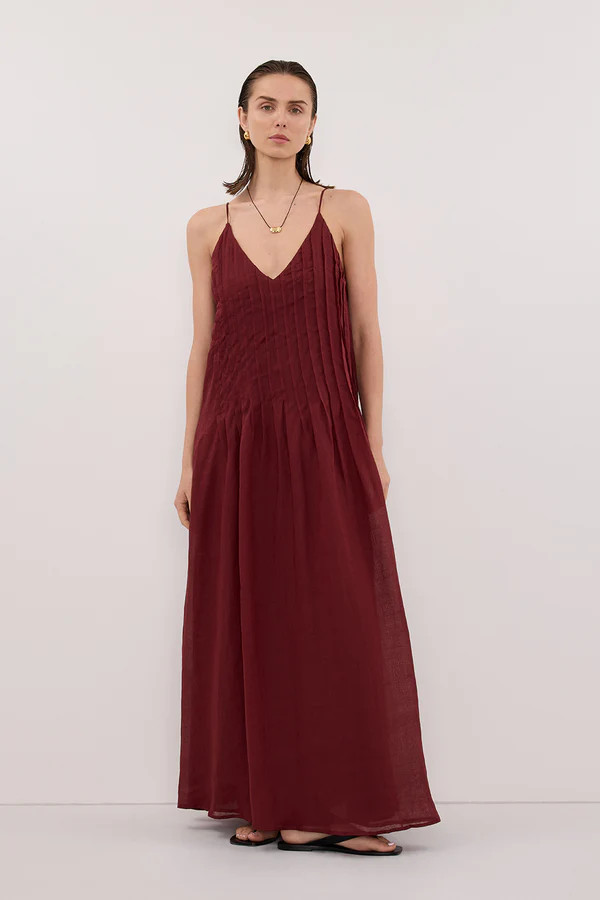 TAHLIA SAHARA RAMIE MAXI DRESS | DISSH