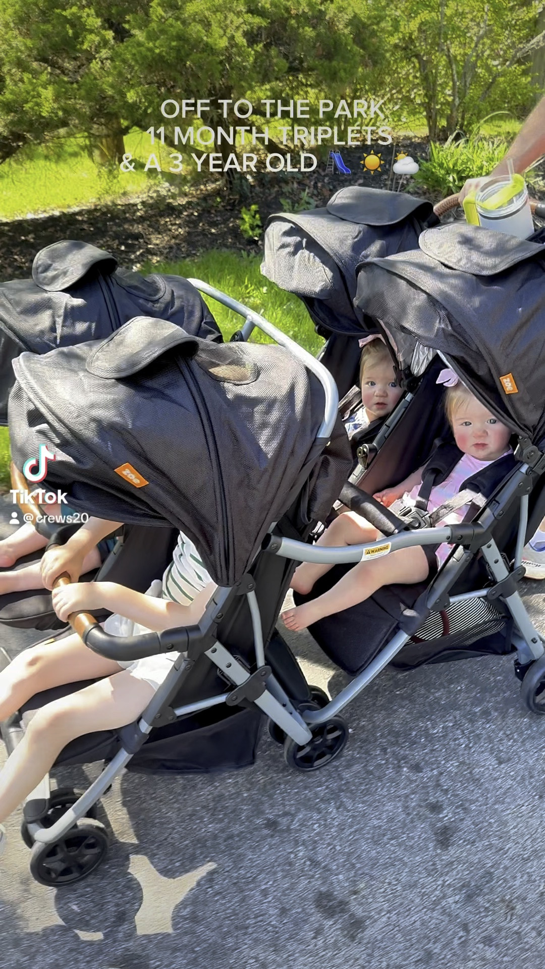 Link to save $15 $$ (copy & paste): 
https://glnk.io/zlzjm/britt-kristen88

We love our Zoe stroller!!! We have the tribe v1 (under outlet on site) They make singles, doubles, triples, and quads!!! We have the tribe (quad). Our quad can be converted to a double, and same with the triplet. That third seat comes right off. Super light weight! Save $15 with my link. We actually have the tribe v1 which is under OUTLET. the 4 seater tribe v2 is currently out of stock #zoestroller #zoe #zoefamily 