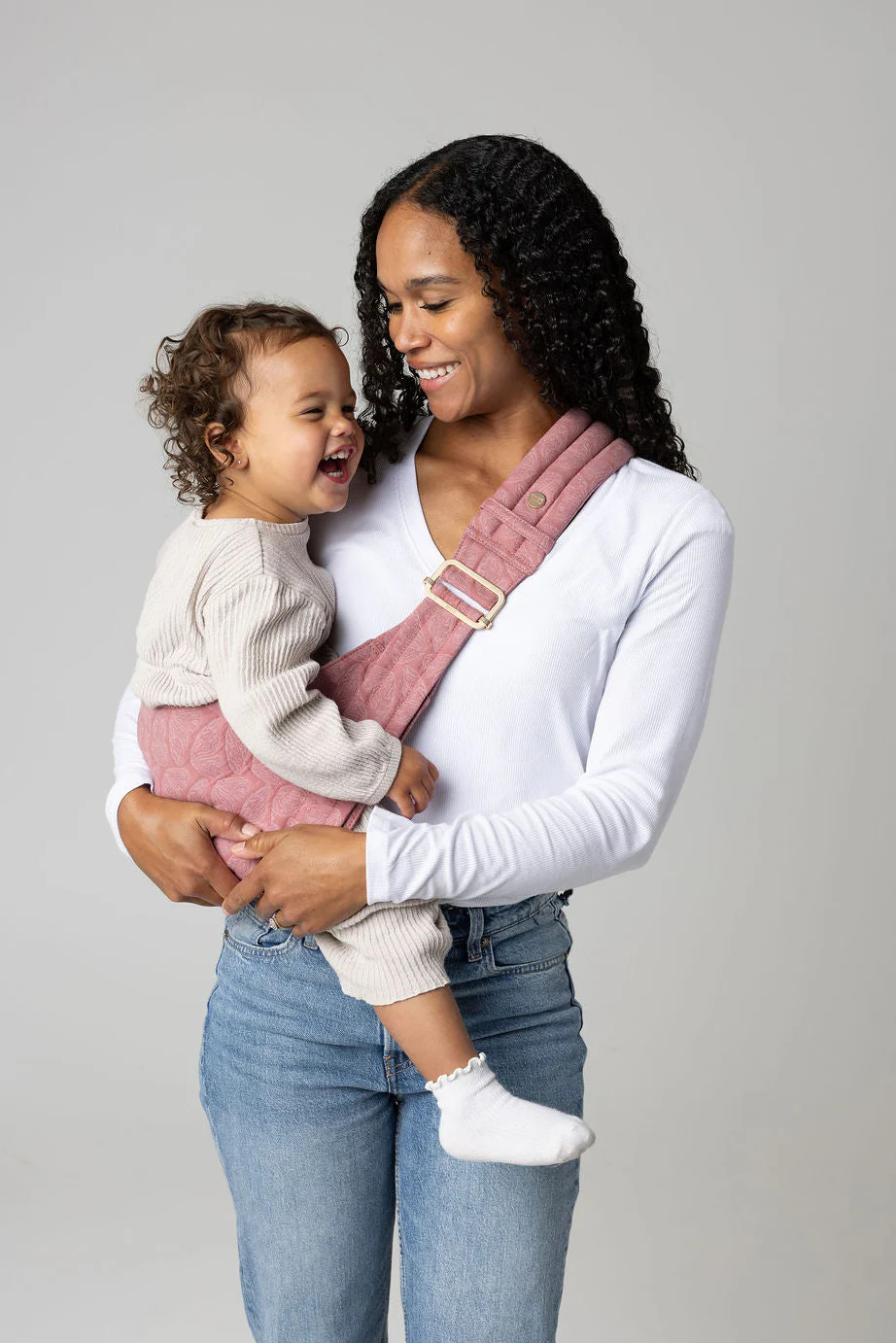 The Monarch Toddler Sling - Mauve Wings | Mabē