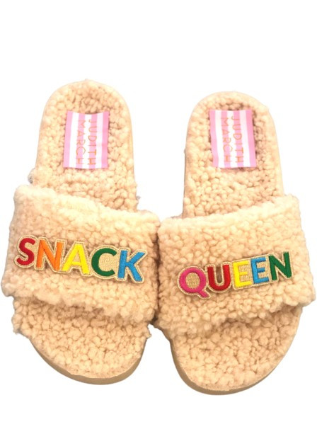 SNACK QUEEN SLIPPERS | Judith March