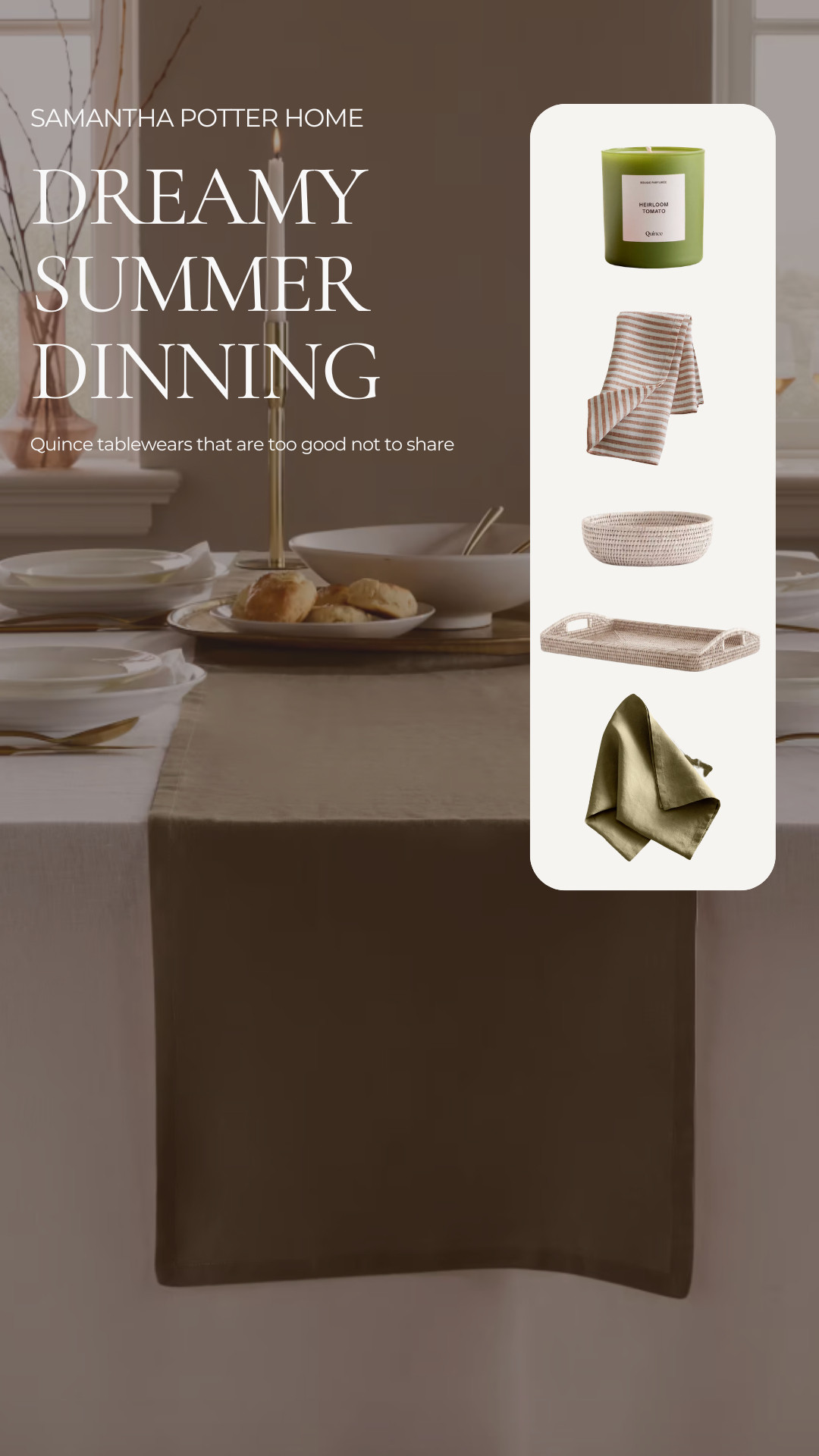 Quince Tablewares Round Up  

 #LTKcanada #LTKsummer