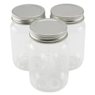 3 Count 16 oz. Plastic Mason Jars by Craft Smart™ | Michaels Stores