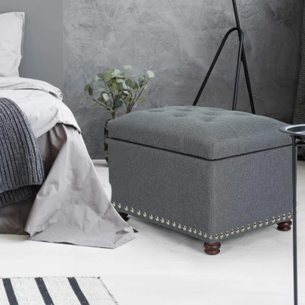 Milana Classy Accent Tufted Storage Ottoman | Wayfair North America